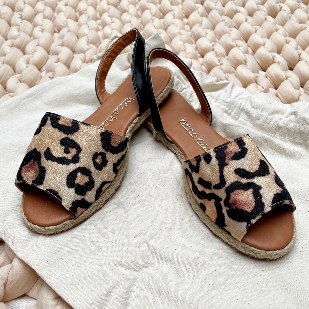 Summer Leopard Print Espadrille Sandals  ☀️